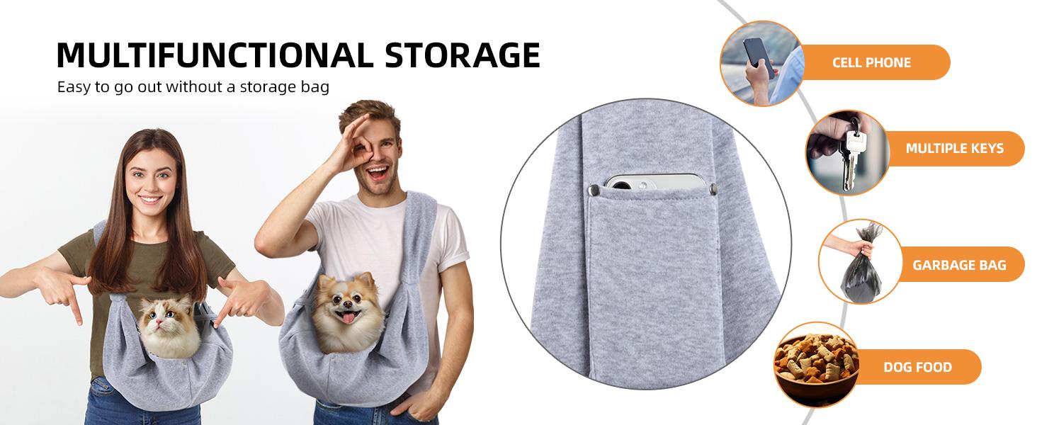 Front-Carrier Pet Backpack for Dogs, Breathable Dog/Cat Carrier, Perfect for Hiking, Camping, and Travel, Suitable for Small/Medium Puppies or Large Cats.