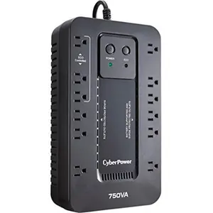 Cyberpower Systems USA EC750GTAA 750Va-450W Standby Ups Nema 5-15 Rj-11 Emi Eco TAA