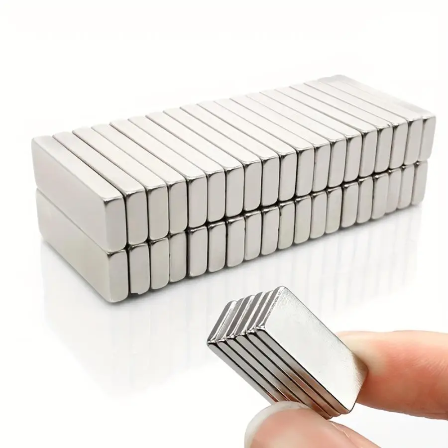 Rectangular Magnet, 20pcs/set Strong Thin Magnet, Multipurpose Durable Magnet for Fridge, Whiteboard, Craft, Photo, Sticker, Postcard, Tool, Kitchen D