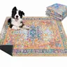 BOGO! Reusable Small Dog Training Potty Pads - TPU & Poly Pongee Mat with Pee Guard, Leakproof TPU Protection, Quick-Dry Surface for Fast Cleanup, Super Absorbent, Non-Slip, Paw-Gentle, Crate & Home Protector, Keeps Floors Clean