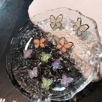 Butterfly magnetic ear studs