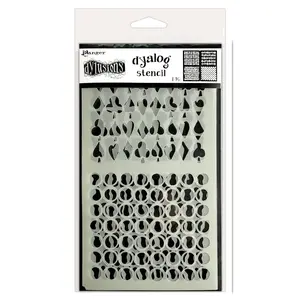 Dylusions Dyalog Stencil - Stencil It Again