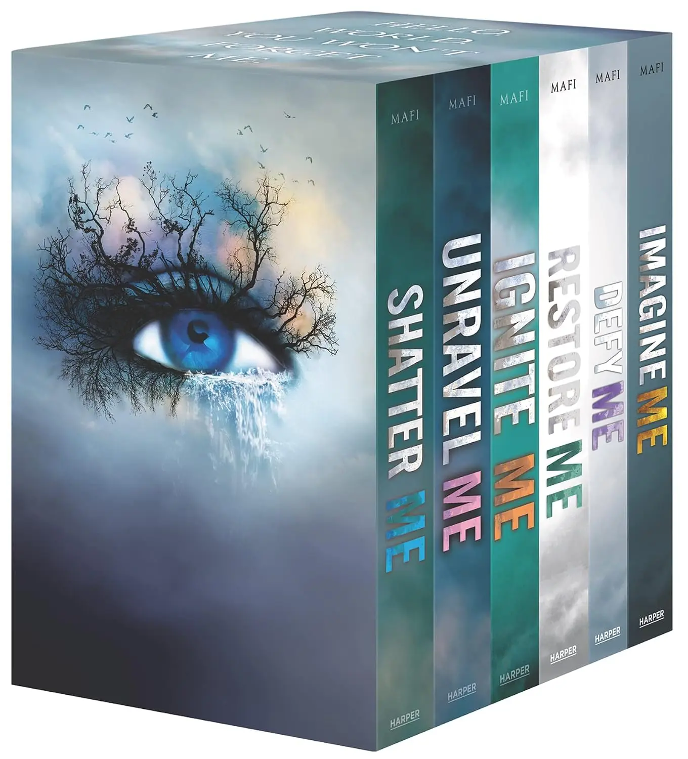 Shatter Me Series 6-Book Box Set: Shatter Me, Unravel Me, Ignite Me, Restore Me, Defy Me, Imagine Me  Teen & Young Adult Monster Fiction