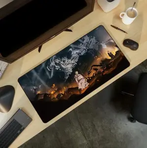 Titan Battle Mouse Pad, Anime mousepad ,Stylish Pad Mouse, Gaming decor