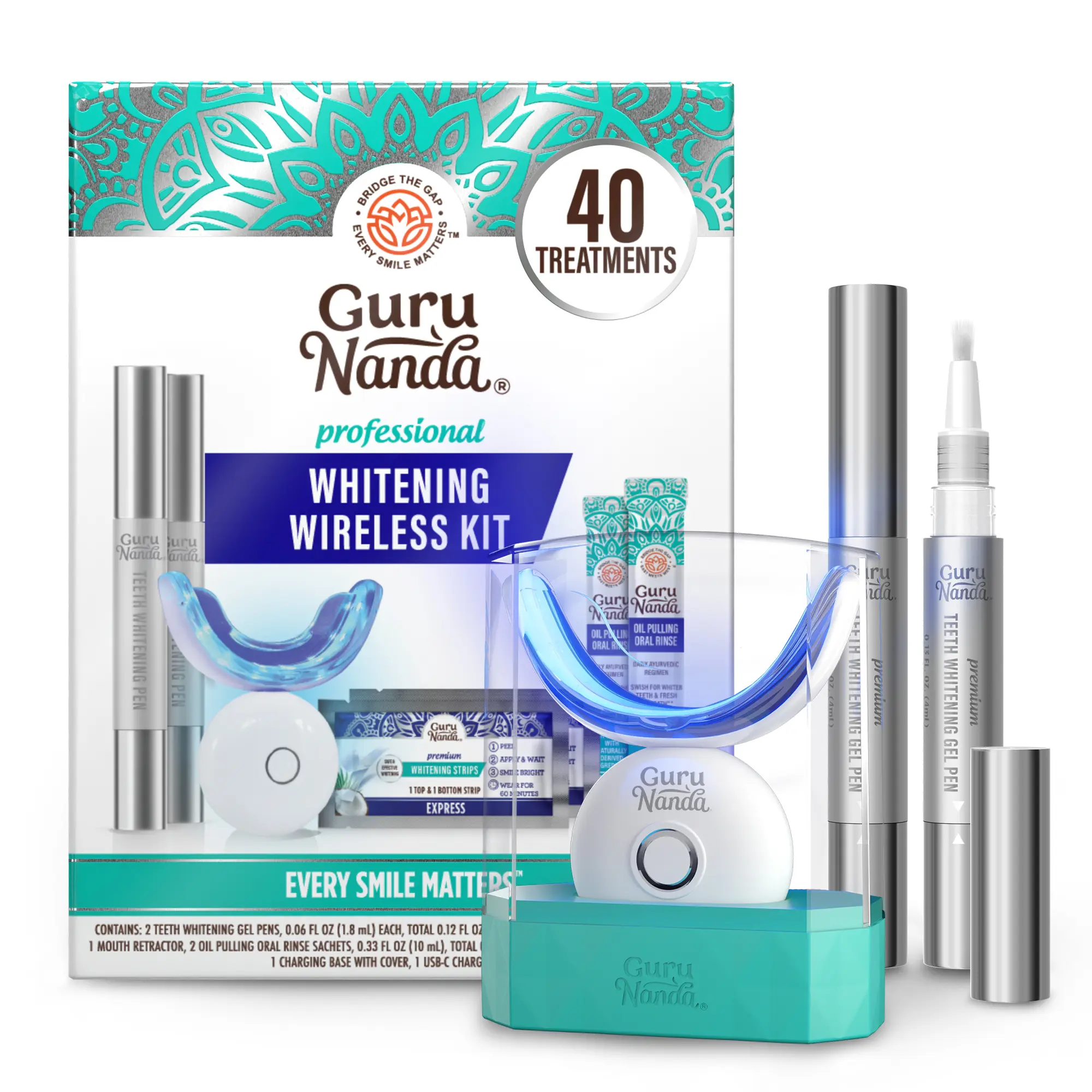 GuruNanda Professional Whitening Wireless Kit GuruNanda Professional Whitening Wireless Kit