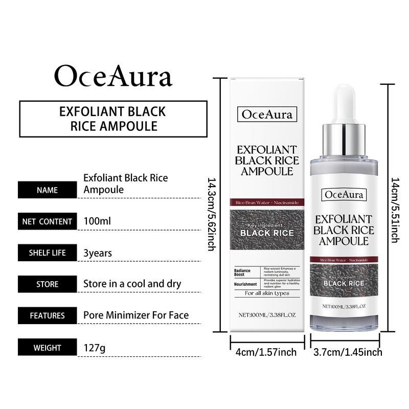 Peel Shot Glow Rice Ampoule Duo - Serums for Brightening,Exfoliating,and Moisturizing - Suitable for All Skin Types Even Tone Smooth Gentle Salicylic Acid Serum