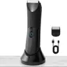Groin & Body Hair Trimmer for Men, Electric Pubic Trimmer Shaver,Manscape Kit with Ceramic Blade Head,Waterproof Wet/Dry Shaver