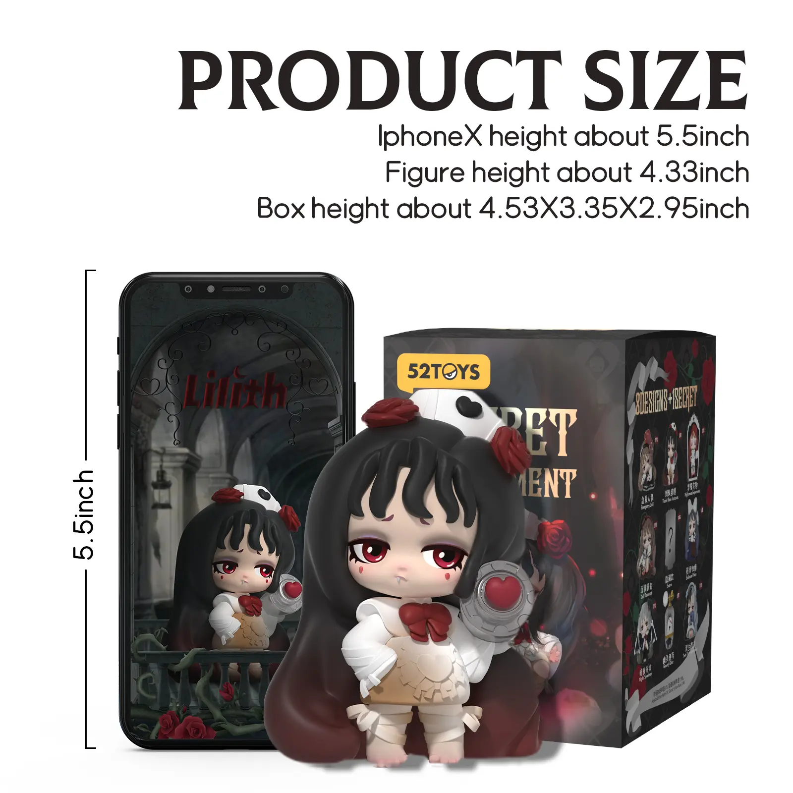 52TOYS Lilith Secret Experiment Series Collectible Toy Kawaii
