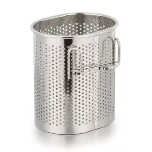 Stainless Steel Utensil Holder – Durable Kitchen Organizer for Spoons & Cutlery  (Cuchara Dollar City) Knives Storage