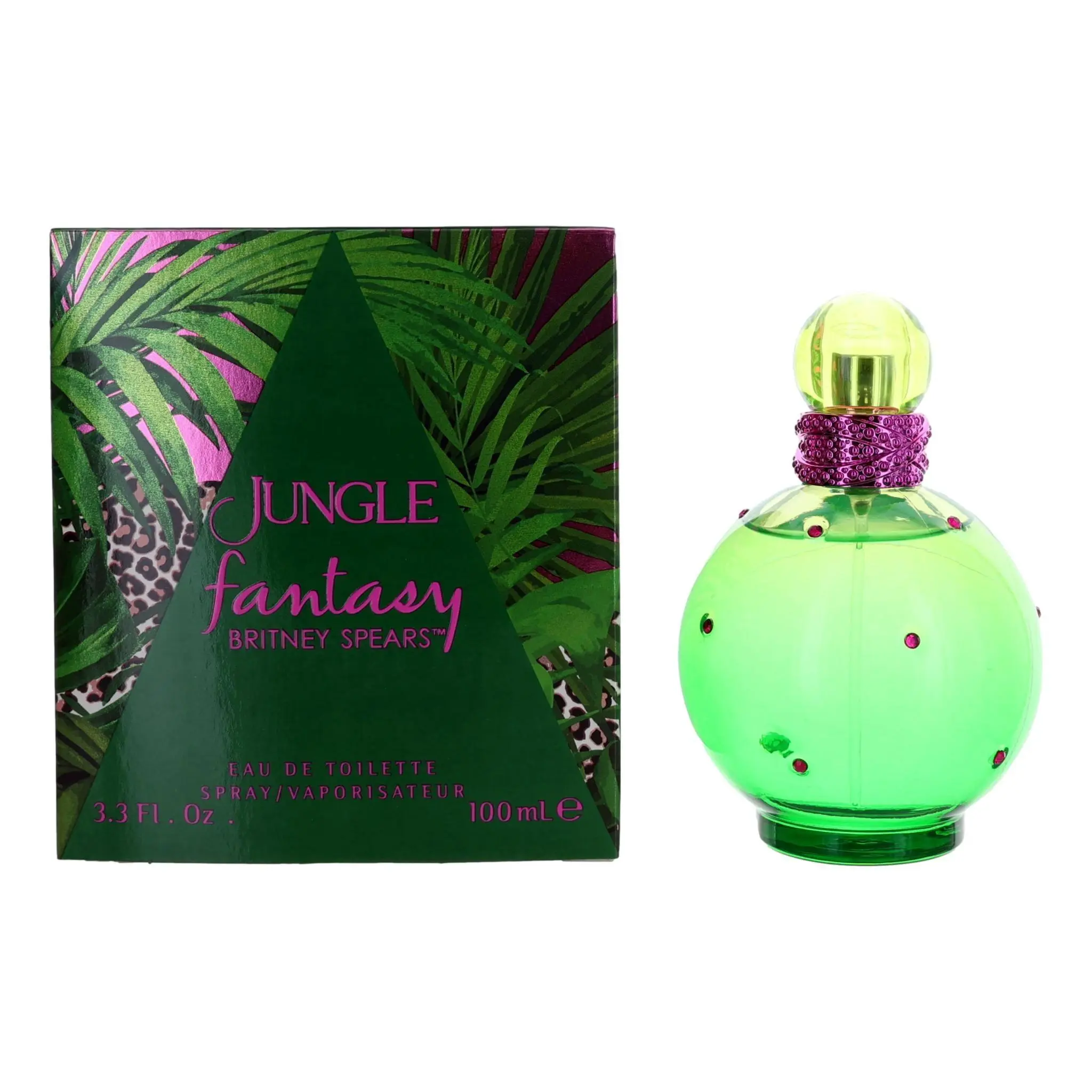 JUNGLE FANTASY by Britney Spears Women's Eau de Parfum Spray, 3.3 oz (100 ml) Bottle, Women's Fragrance Spray, Eau De Parfum Spray Women's Fragrance