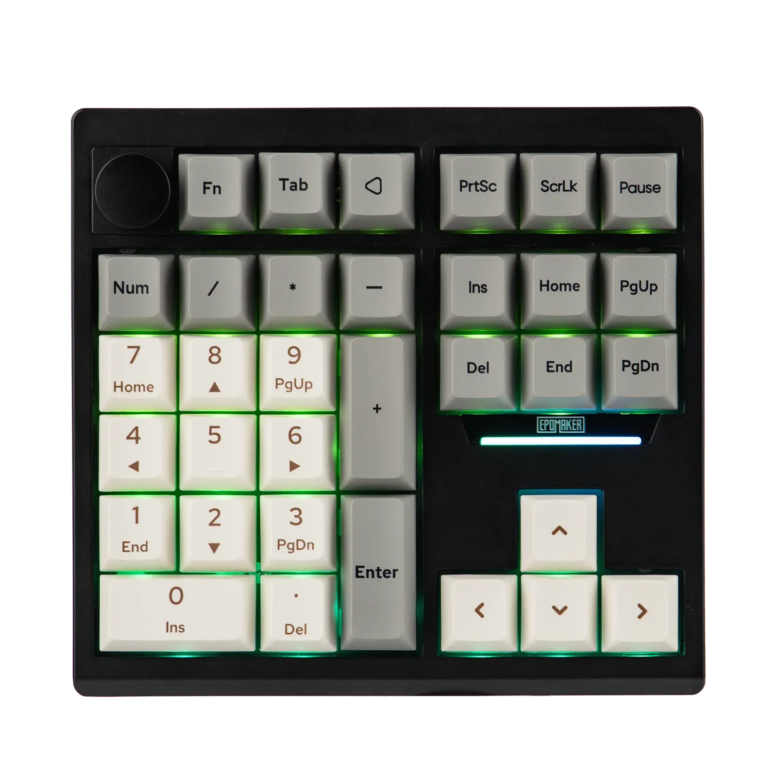 EPOMAKER TH33 Wireless Mechanical Numpad QMK/VIA, BT/2.4G/USB, Hot-Swap, South-Facing RGB Backlit Gasket Number Pad with Arrow Keys & KnobTri-Mode USB-C/BT 5.0/2.4GHz PBT Keycap  for PC/Mac keyboards for gaming creamy keyboard TikTokShopSpringGlowUp