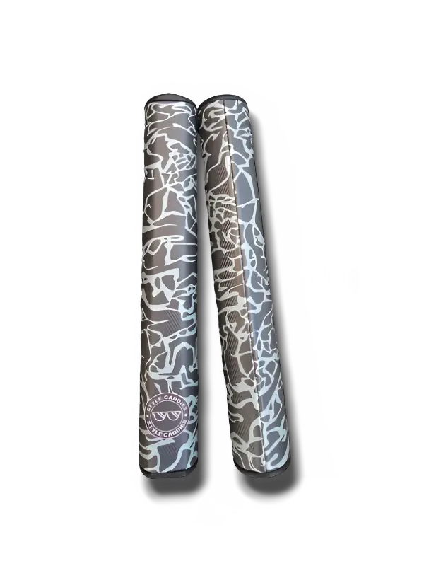 Black, Grey-Green Cement Jumbo Putter Grip - Oversized, Grippy and Tacky Golf Accessory with Bold Cement Design for Golfers