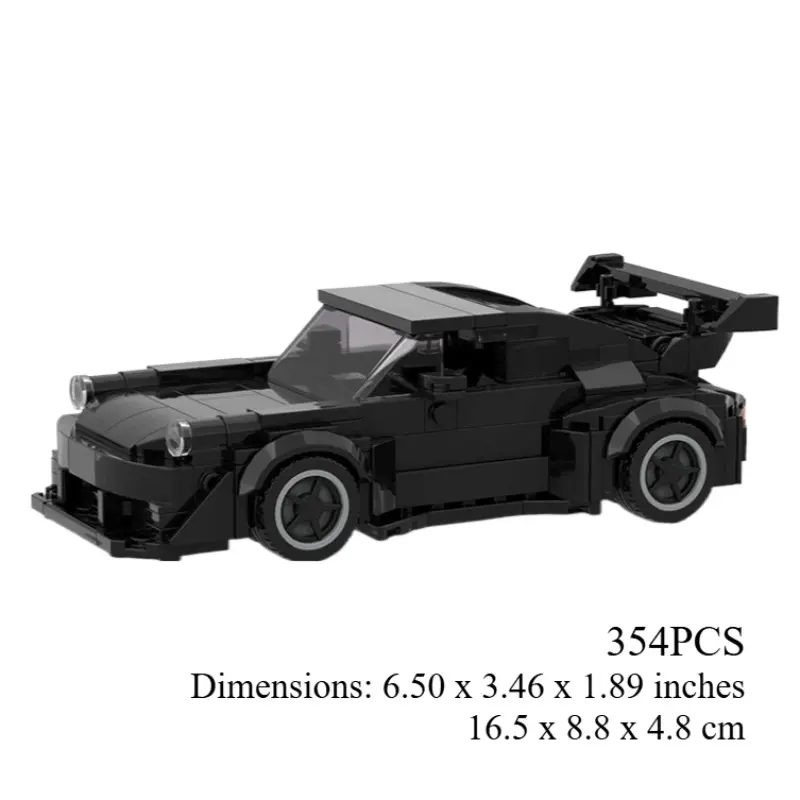 Model Car Toy Building Kit (354 Pieces), Collectible Racing Set for Teens and Adults