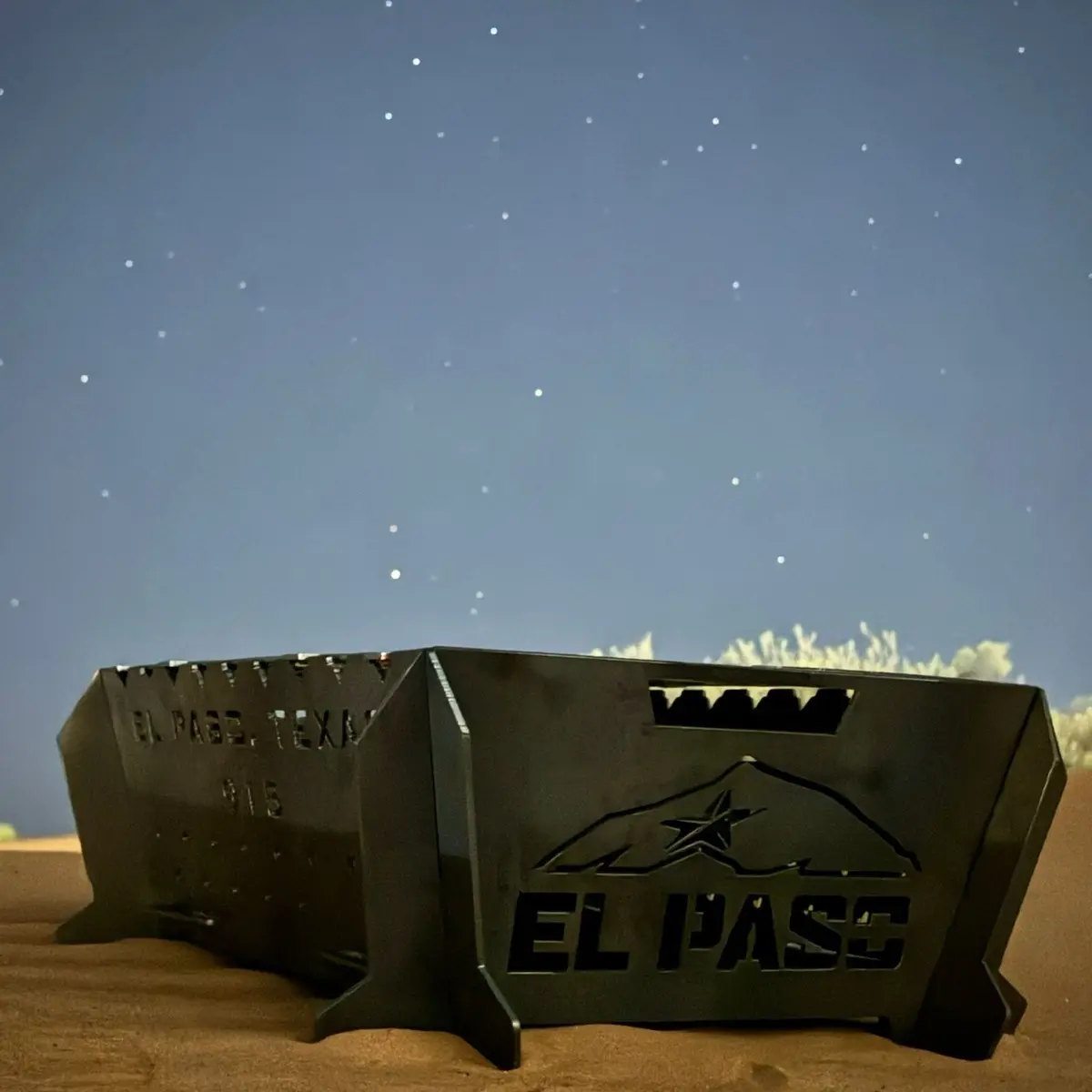 Personalized Collapsible Grill/Firepit for Easy Storage and Transport