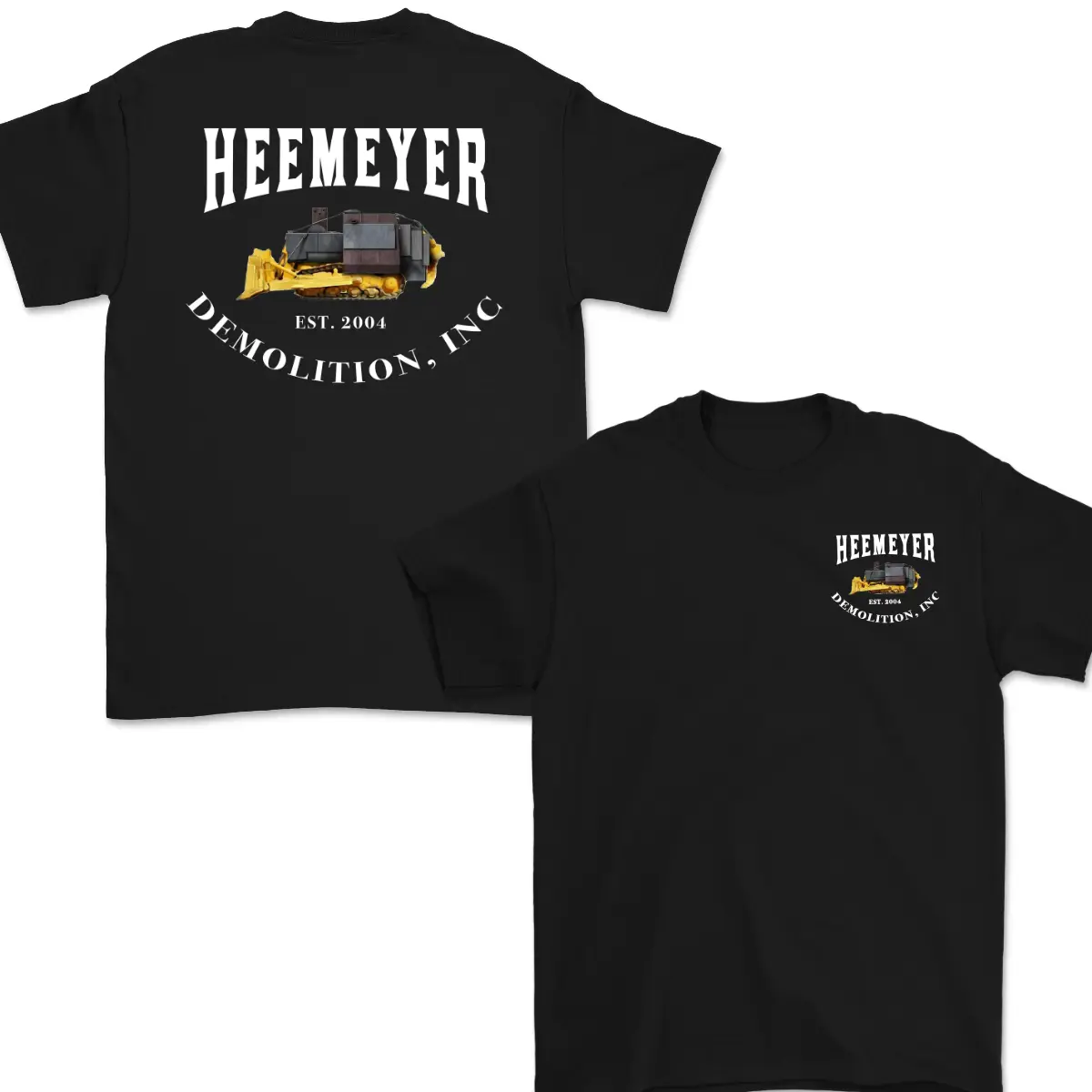 Heemeyer Demolition Hoodie - Bulldozer Design Shirt - Trendy Hoodie for Men and Women Menswear Full Color
