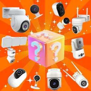 2025 mysterious security surveillance camera box, Surprise Gift Box, absolutely worth the money, including outdoor surveillance camera, spherical camera, indoor mini surveillance camera, light bulb wireless security camera,Rich and diverse styles