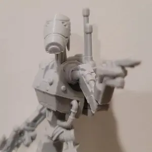 Battle Droid Officer inspired statue