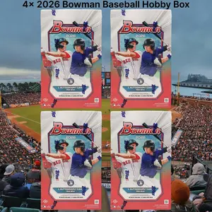 Bowman Baseball Break 640- 2026 Bowman Baseball Hobby 4 BOX PYT