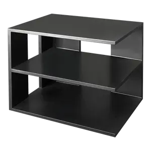 VICTOR® Corner Shelf – 3-Tier Wooden Desk Organizer, Reversible Corner Storage for Home & Office