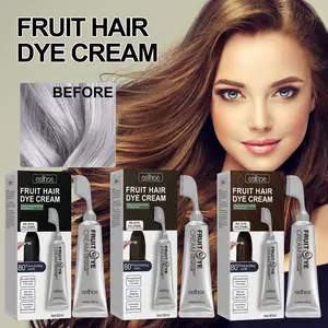 Natural Hair Dye, Herbal Formula Easy Application, Long-Lasting Color for Home Use, Contains No Alcohol or Aerosol