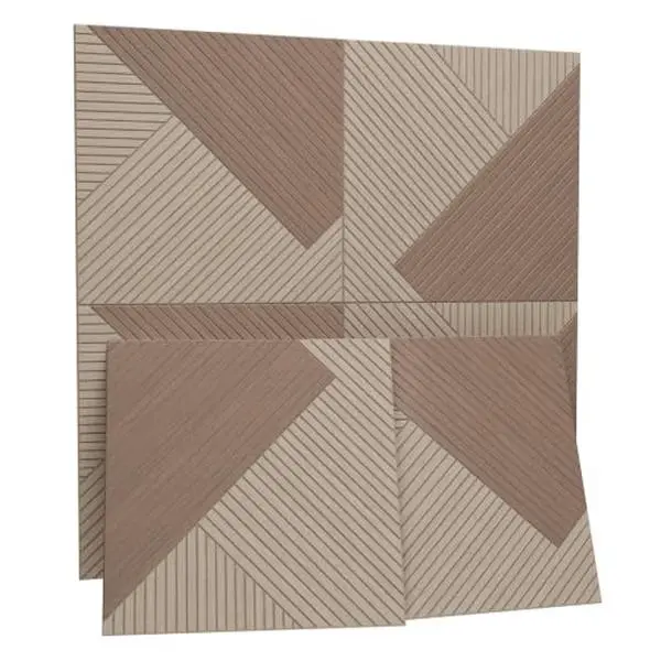 GAOMON 6-Piece 60cm Polyester Acoustic Wall Panels for Sound Absorption