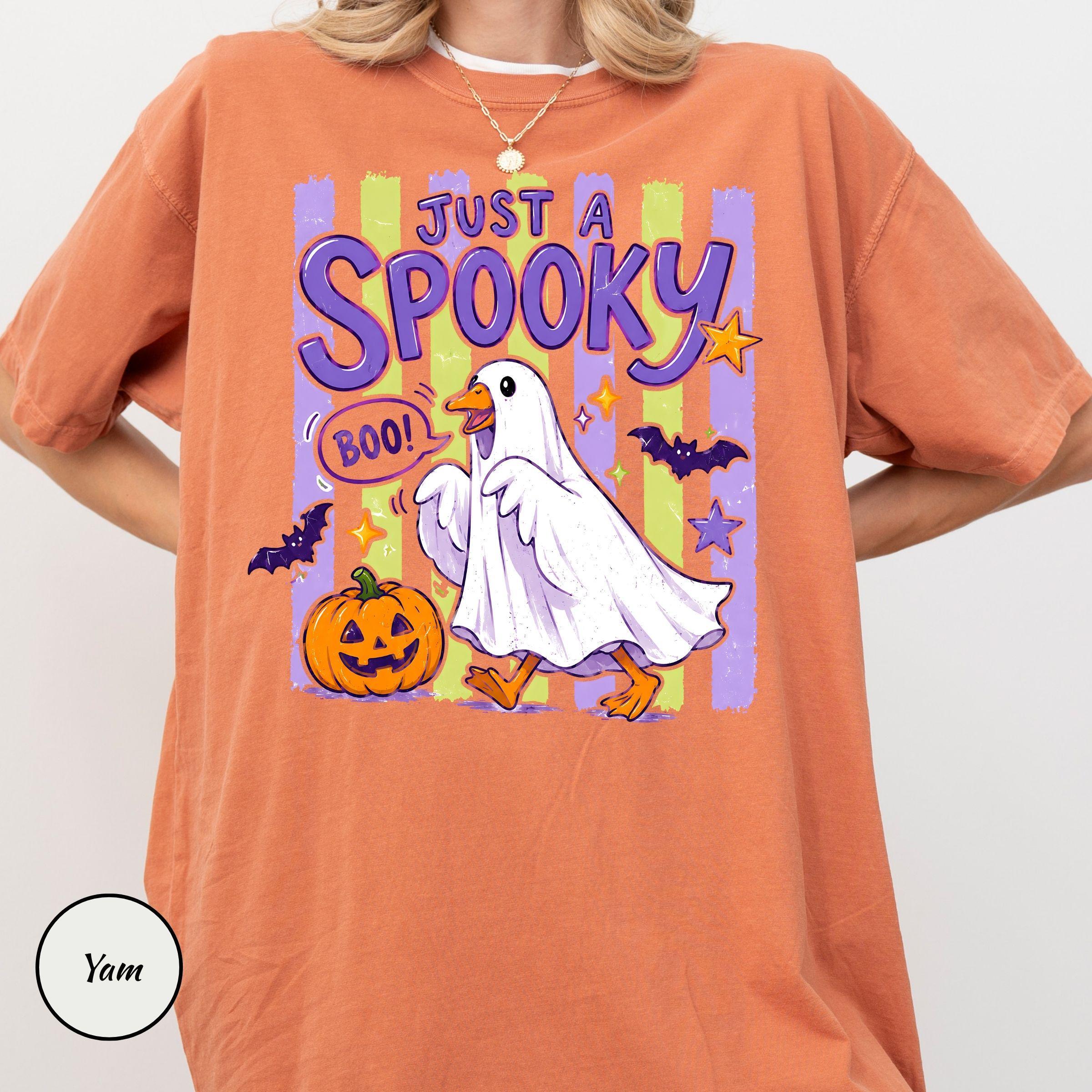 Summerween Comfort Colors Shirt, Watermelon Pumpkin Tee, Spooky Summer Halloween Shirt, Beach Goth Graphic Tee, Fall Lover Gift, Retro Shirt – PrintFamily