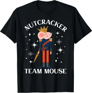 Team Mouse Nutcracker Shirt Christmas Dance Funny Soldier T-Shirt