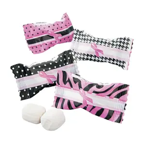 14 oz. Sassy Pink Ribbon Wrapped Classic Buttermints - 108 Pc.
