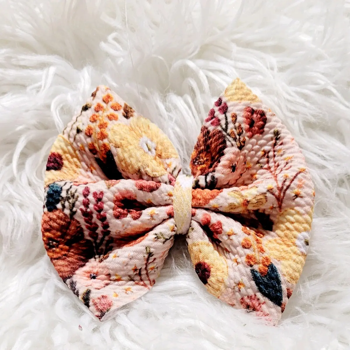 Vintage Floral Bow