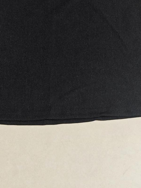 Women's Plain Cut Out Tank Top Casual Sleeveless Crop Top for Daily Wear, Ladies Clothes for All Seasons