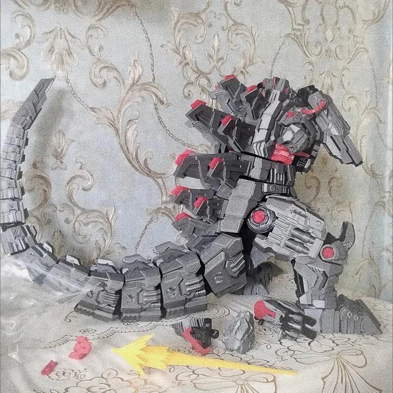 In-stock 3D Printing Machinery Godzila Removable Assembly and Finished Product Mech Monster Gift for kids Desktop Decoration