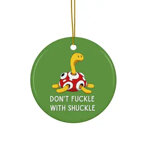 Shuckle Pokemon Ceramic Ornament