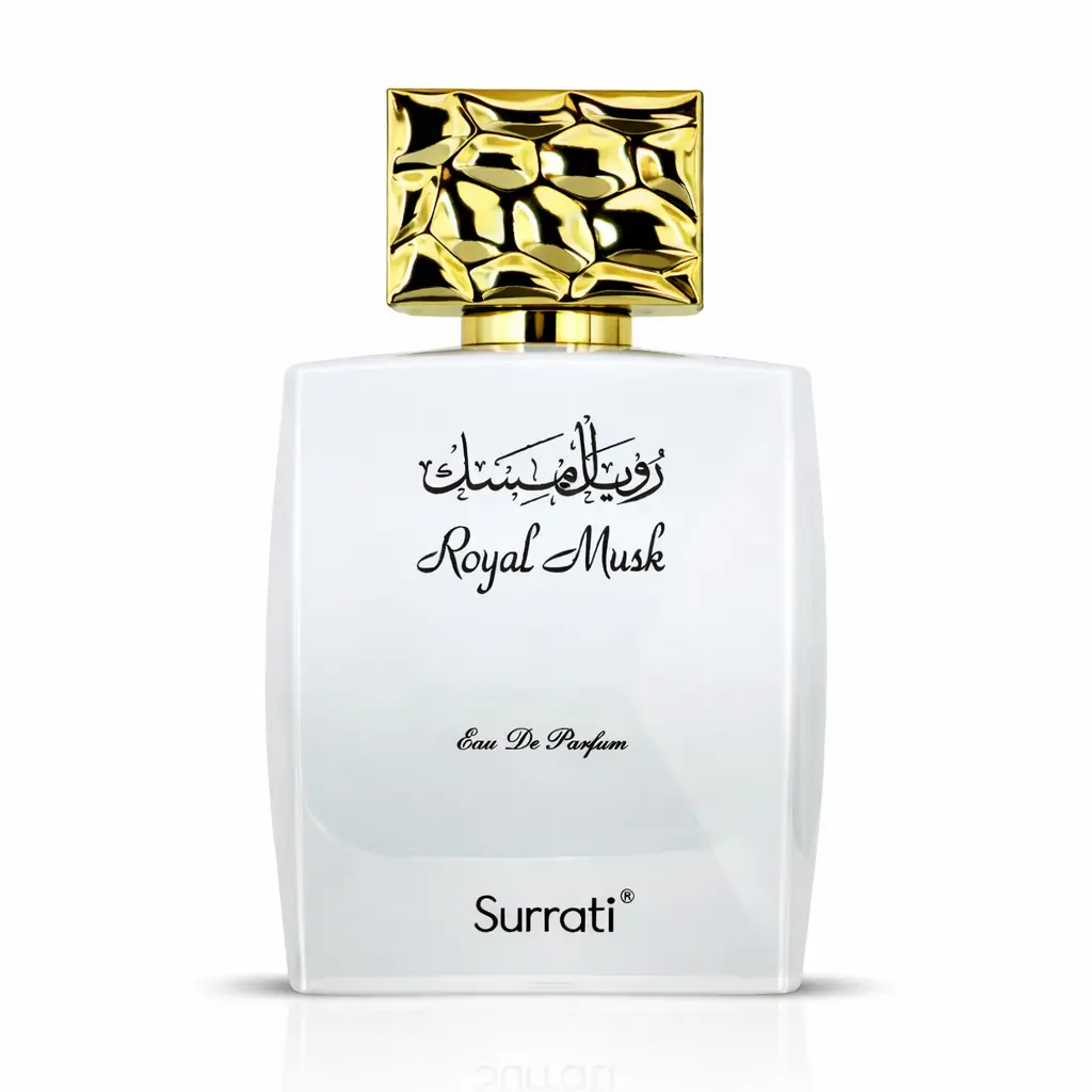 Royal Musk by Surrati - 100 ml Unisex Fragrance Spray Bottle, Rich Heritage Premium Aromatic Spray, Long-Lasting Sweet Notes Daily Use Beauty & Personal Care Perfume