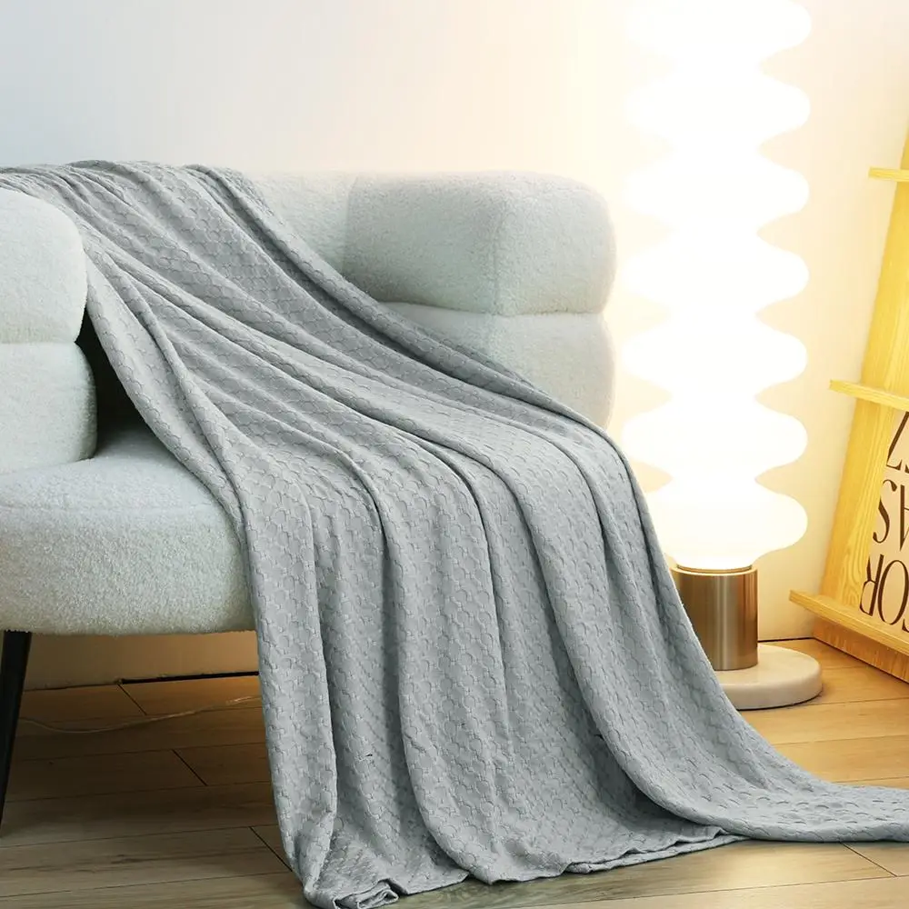 Solid Color Bamboo Fiber Blanket, Soft Comfortable Throw Blanket for Bed Couch Sofa Chair, Bed Blanket for All Seasons, Bedroom Accessories, Bedding S