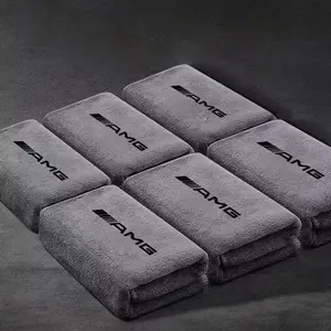 Car Microfiber Cleaning Towel, Car Drying Cloth Towel, Auto Washing Tools for Mercedes Benz Amg W203 W206 W220 W205 W211 W212 W201, Car Cleaning Supplies
