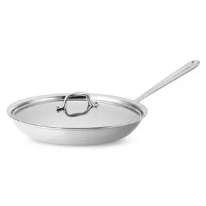 All-Clad D3 Stainless Steel 3-Ply Bonded 10- inch Fry-Pan with Lid
