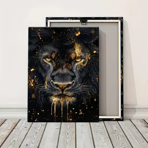 Black Pattern  Painting, 1 Piece Creative Canvas Wall Art, Modern Home Living Room Bedroom Study Decoration