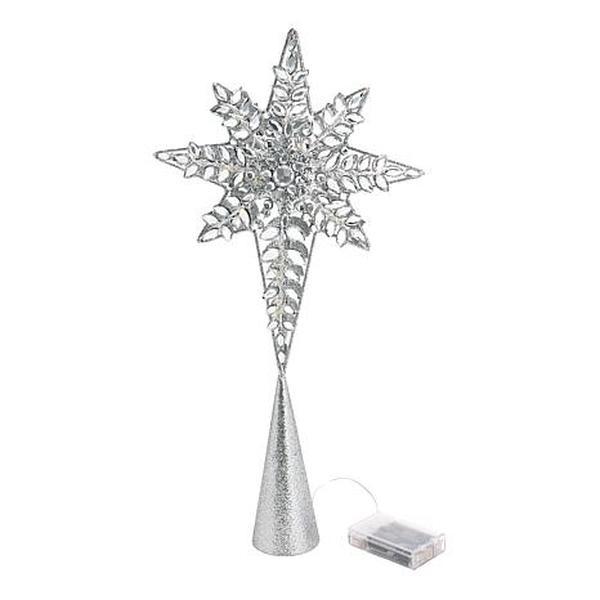 August & Leo 19" LED Jeweled Bethlehem Star Tree Topper
