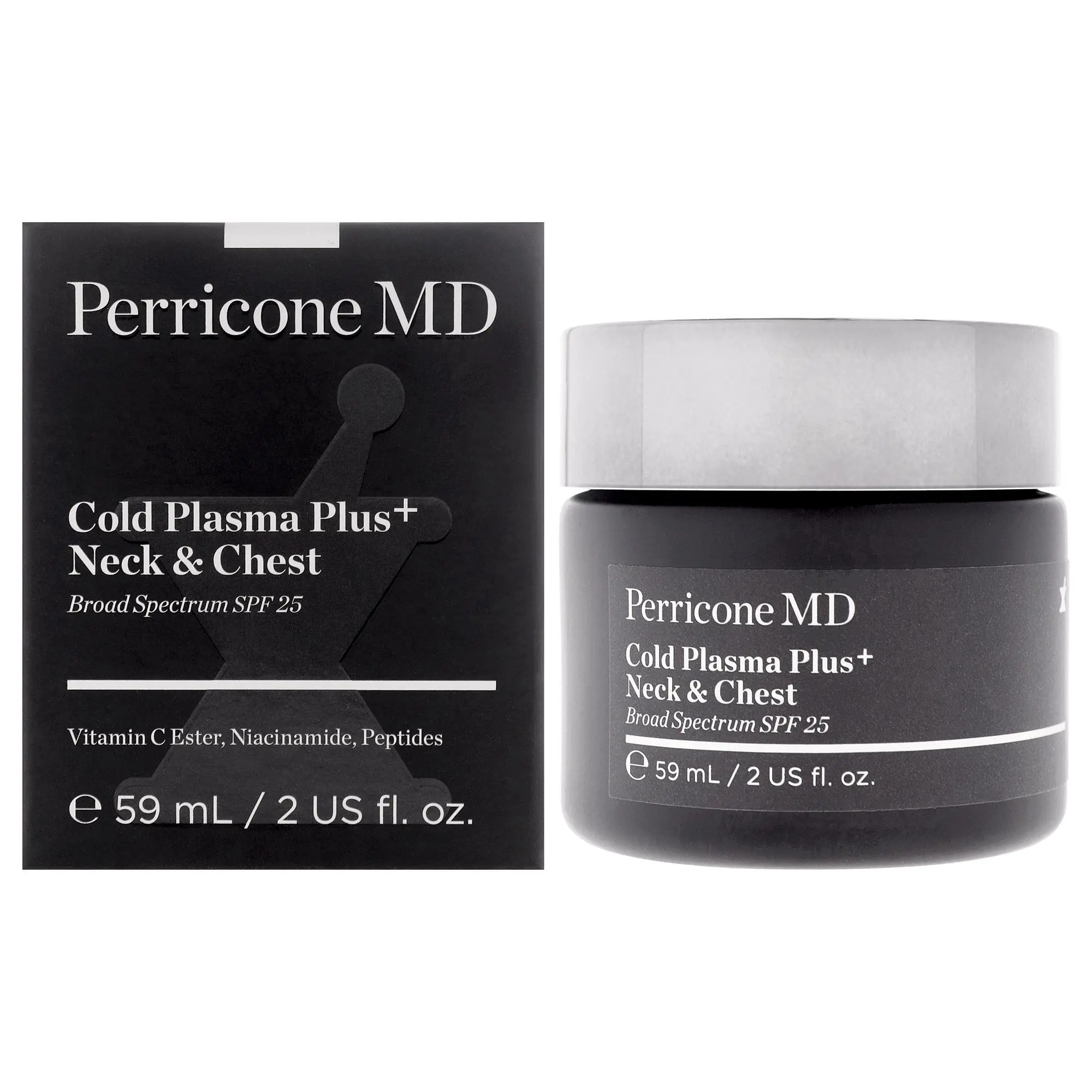 Cold Plasma Plus Neck and Chest SPF 25 Moisturizer by Perricone MD for Unisex - 2 oz Moisturizer