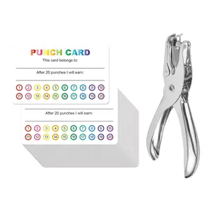 Reward Punch Cards Pack of 120 Reward Incentive Cards Behavior Chart for Classroom School Teachers Student  Business Loyalty  Positive Reinforcement Tool(3.5" x 2")