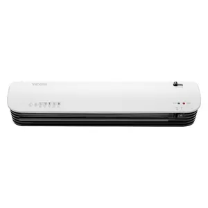 Laminator Machine, Thermal Laminator for Max A3 Paper Size, 2-3 min Quick Warm Portable Laminator, 3-5 mil Thickness, Ideal for Home, Office, Business, School Supplies, White+ Black