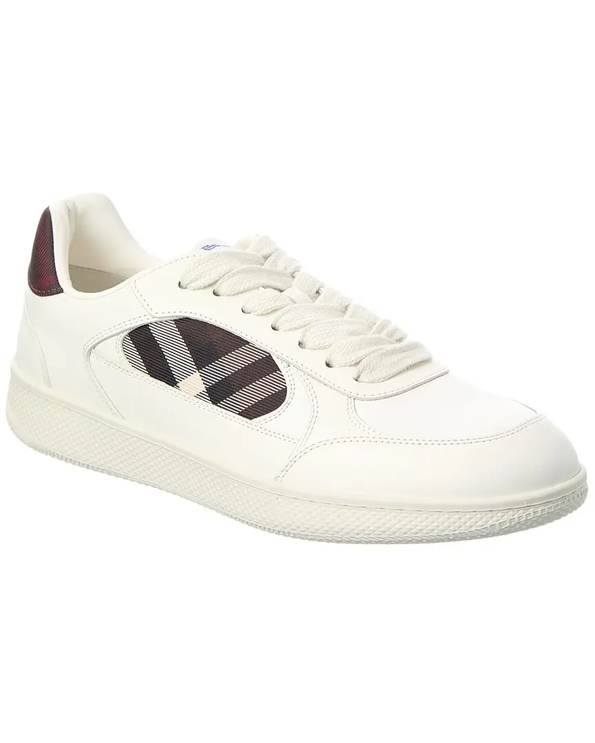 Burberry Check Terrace Leather Sneaker