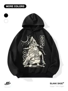 Monster Hunter Wudwud Rove Graphic Hoodie, Loose Fit Casual Sweatshirt, Breathable Outdoor Sportswear, Unisex Trendy Clothing