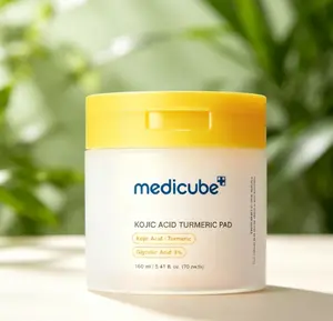 Official Medicube Brightening Toner Pads – 70 Sheets with Kojic Acid, Turmeric & Niacinamide for Post Spot Care & Glow