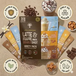 The Frozen Bean Combo Variety Pack Frappe & Latte Instant Mix (30 Sticks) The Frozen Bean Combo Variety Pack Frappe & Latte Instant Mix (30 Sticks)