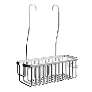 No Drilling Rustproof Shower Basket Hook Shower Shelf for Hanging Storage