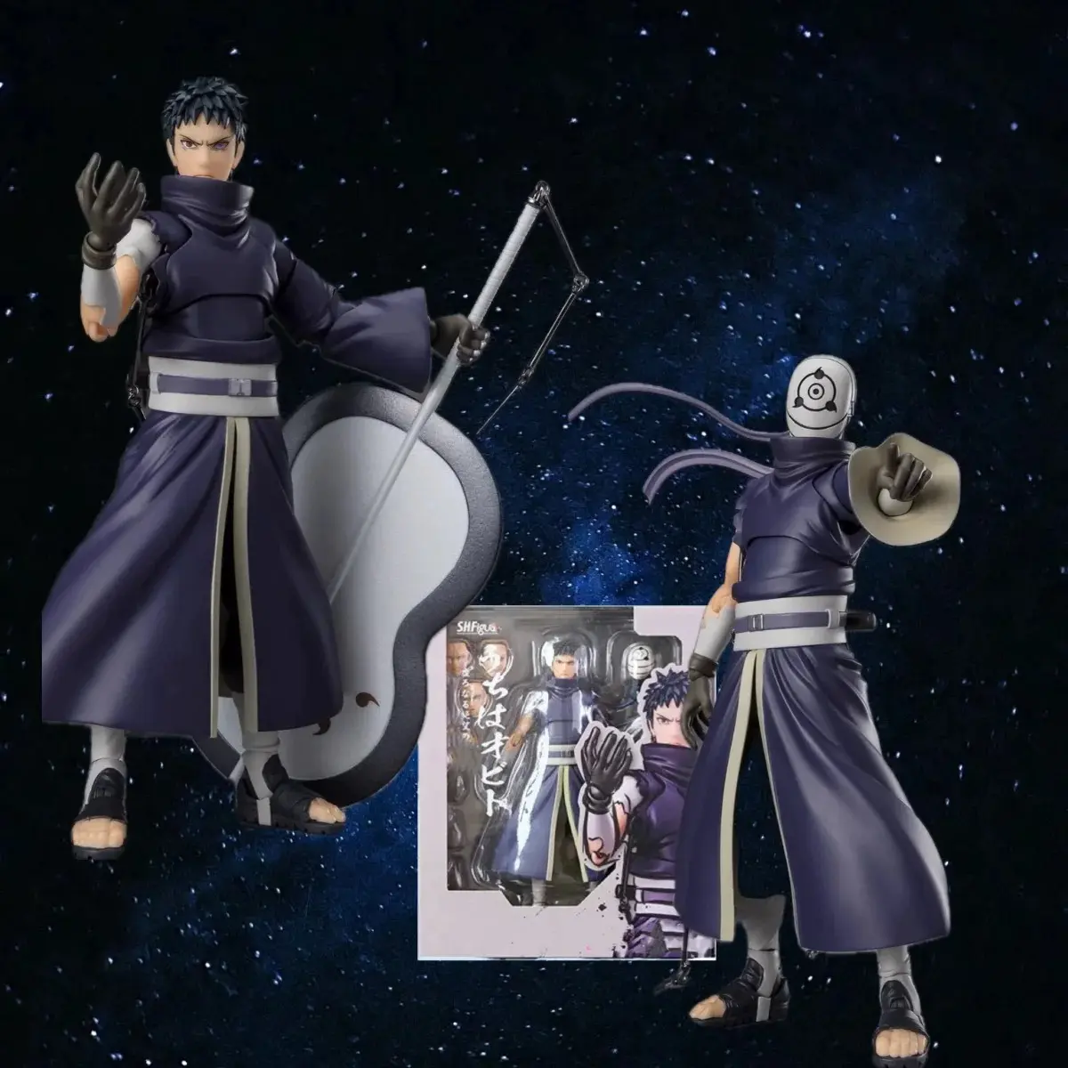 SHF Naruto Uchiha Obito Articulated Action Figure Model Toys