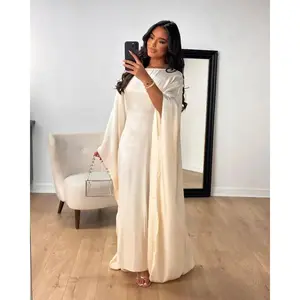 Shiny Butterfly Abaya Inside Belt Party Long Dress Summer Abayas for Women Dubai Luxury Turkey Islam Clothes Kaftan Robe