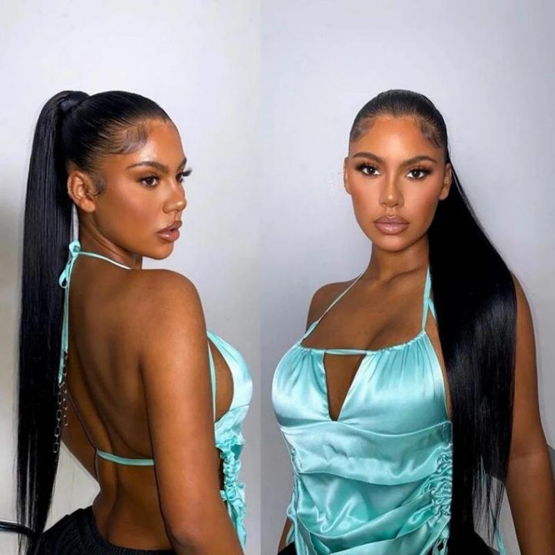 [NEW IN] Ashine Bone Straight Upgraded 13A 100% Virgin Raw Human Hair High-End Salon Hair Silky. shinny.fullness.double drawn Straight Bundle S+