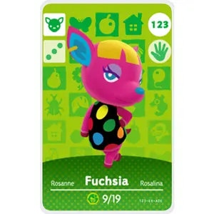 Fuchsia - Villager NFC Card for Animal Crossing New Horizons Amiibo
